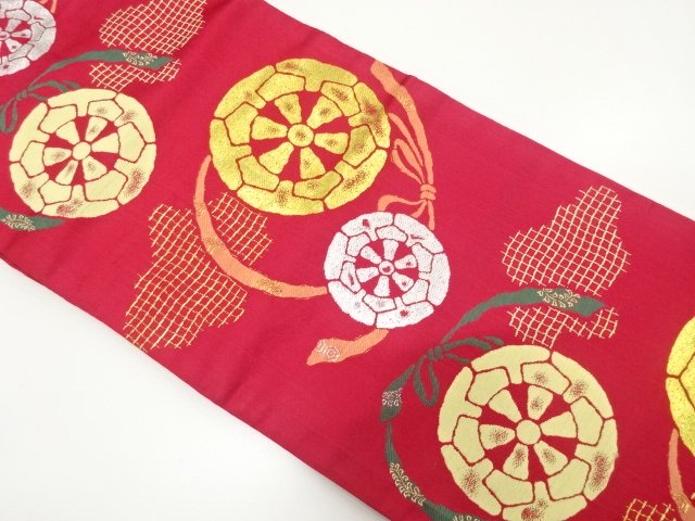 Japanese Kimono / Antique / Nagoya Obi Combined weave